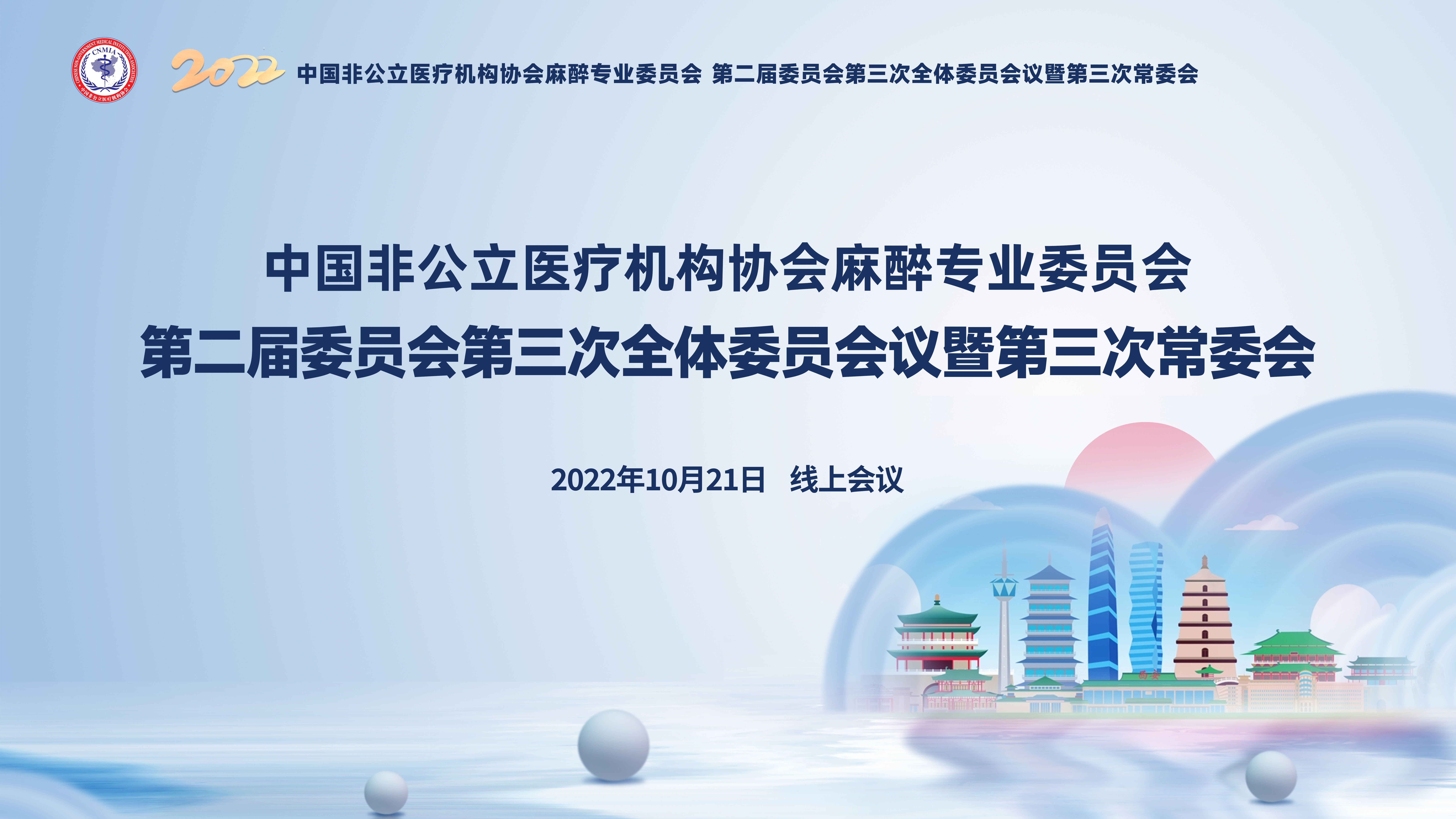 分支机构丨中国非公立医疗机构协会麻醉专业委员会2022年学术年会成功举办